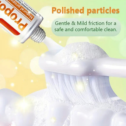 Minceetbien™ 1pc Propolis Fresh Toothpaste -100G Deep Cleaning Formula, Lasting Fresh Breath, Mild Foam, Healthy Gums, Rich in Honey Essence, Household Products, Travel Necessities.Soothing And Nourishing.Unisex, local warehouse/Fast delivery