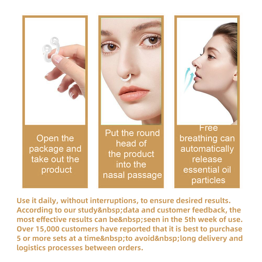 🐝Bee Venom Lymphatic Drainage & Slimming Nose Ring⭐(for all lymphatic problems and obesity)